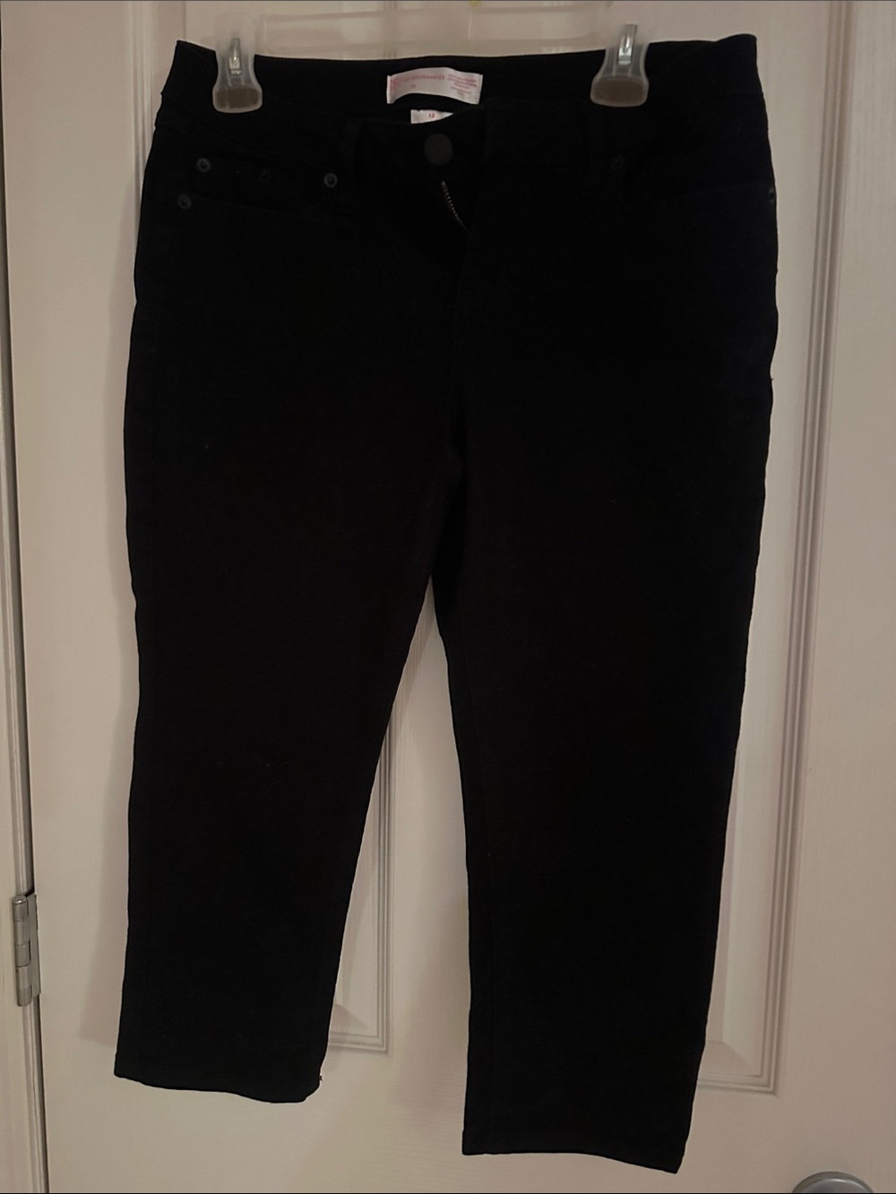 No Boundaries Black Cropped Slim Jeans